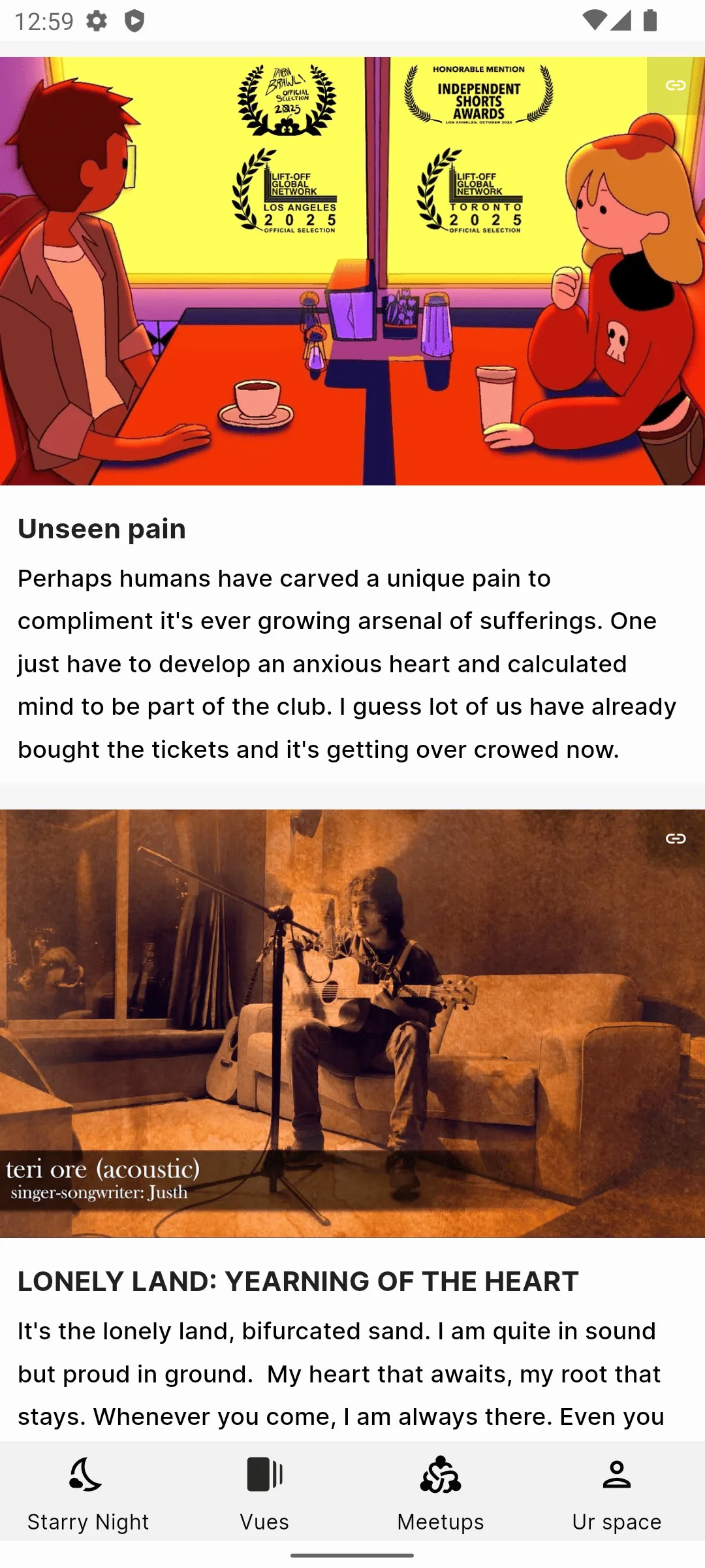 Share what captivates, the heart